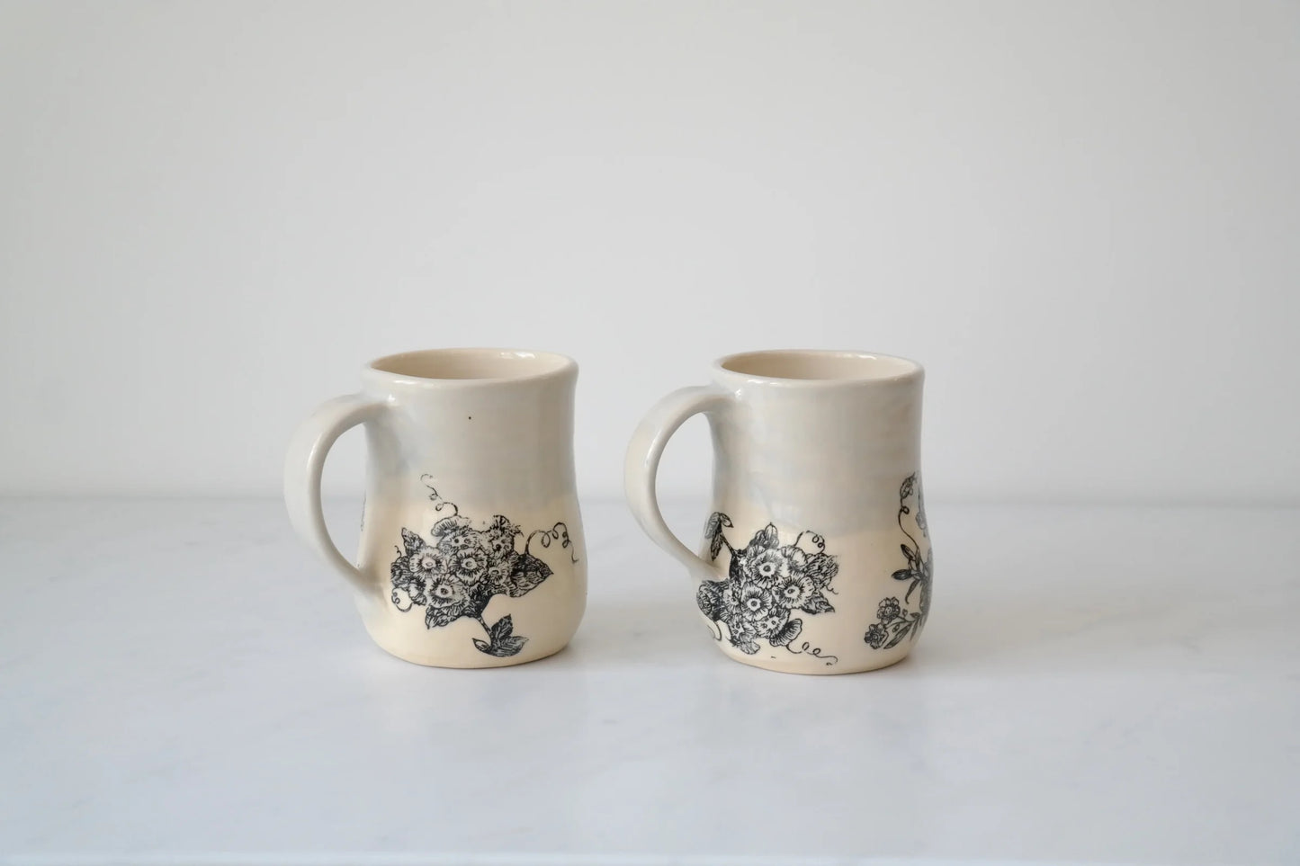 Floral Pottery Mug