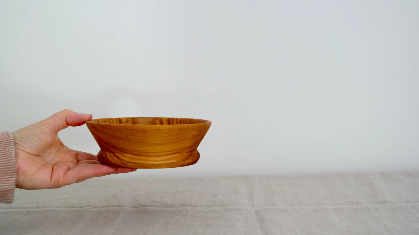 Turned Wooden Bowl - Butternut