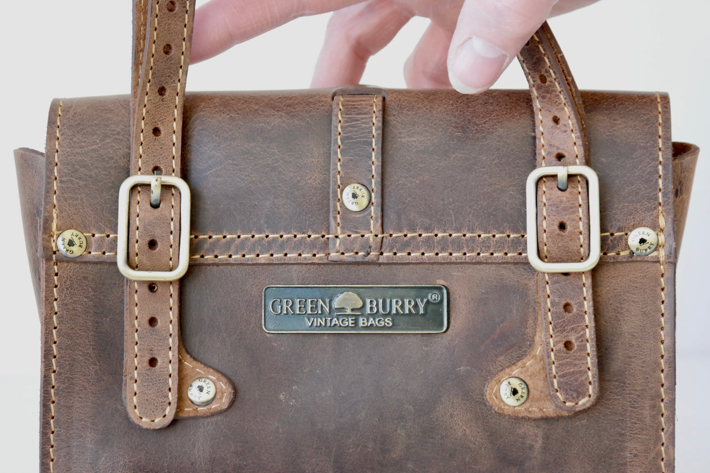 Greenburry Leather Bicycle Bag