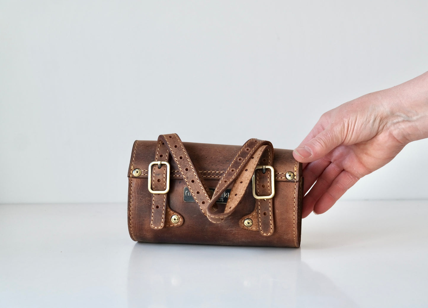Greenburry Small Leather Bicycle Bag