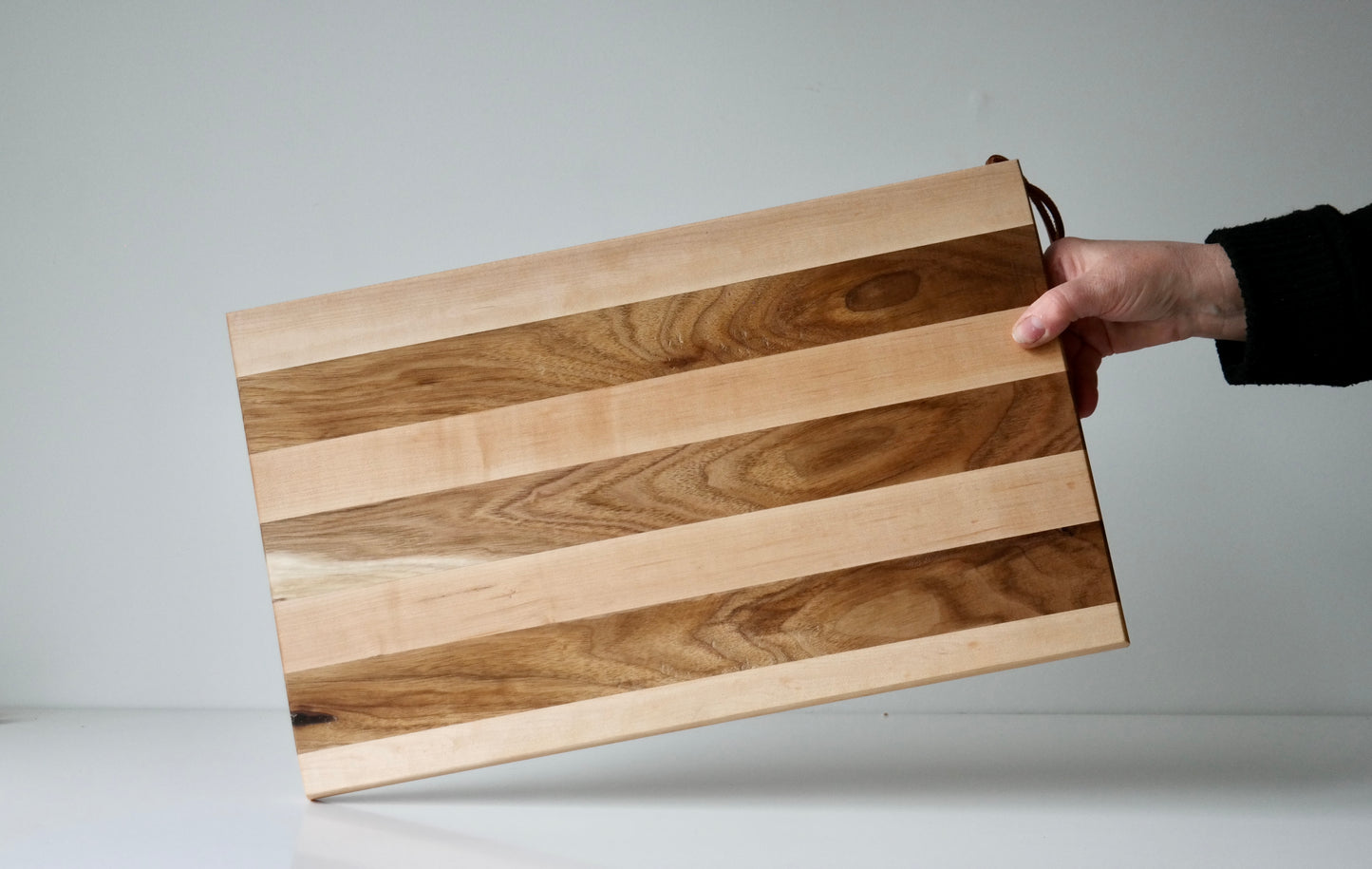Maple & Walnut Stripe Cutting Board