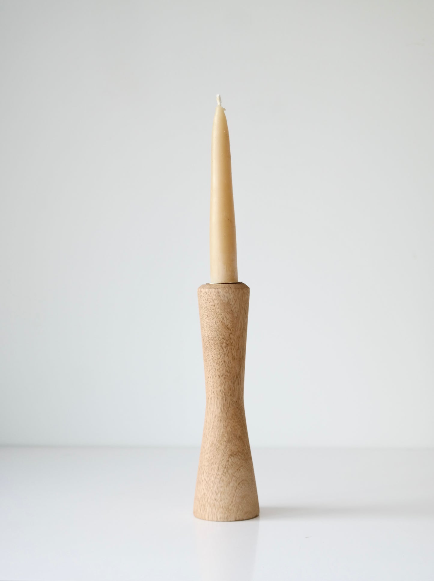 Hand-Turned Wooden Candle Holders