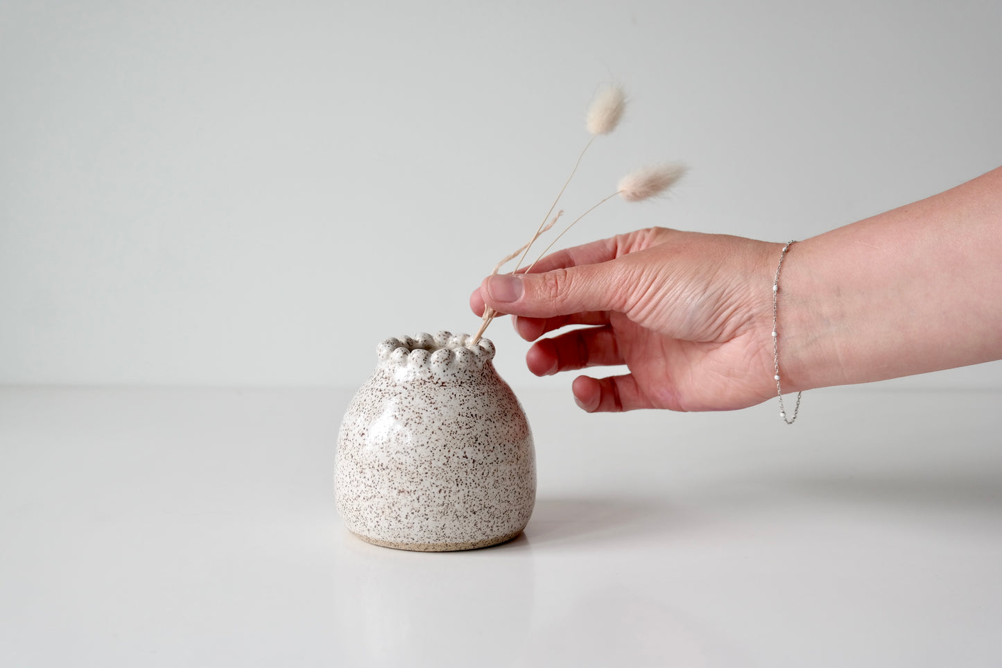 Speckled Bud Vase