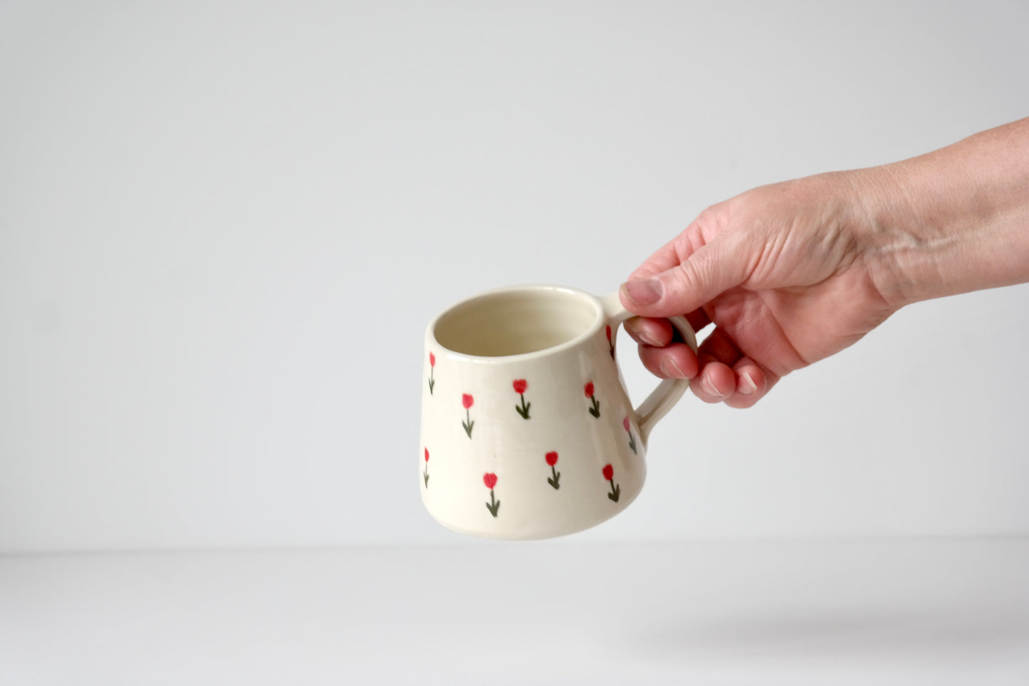 Red Tulip Mug