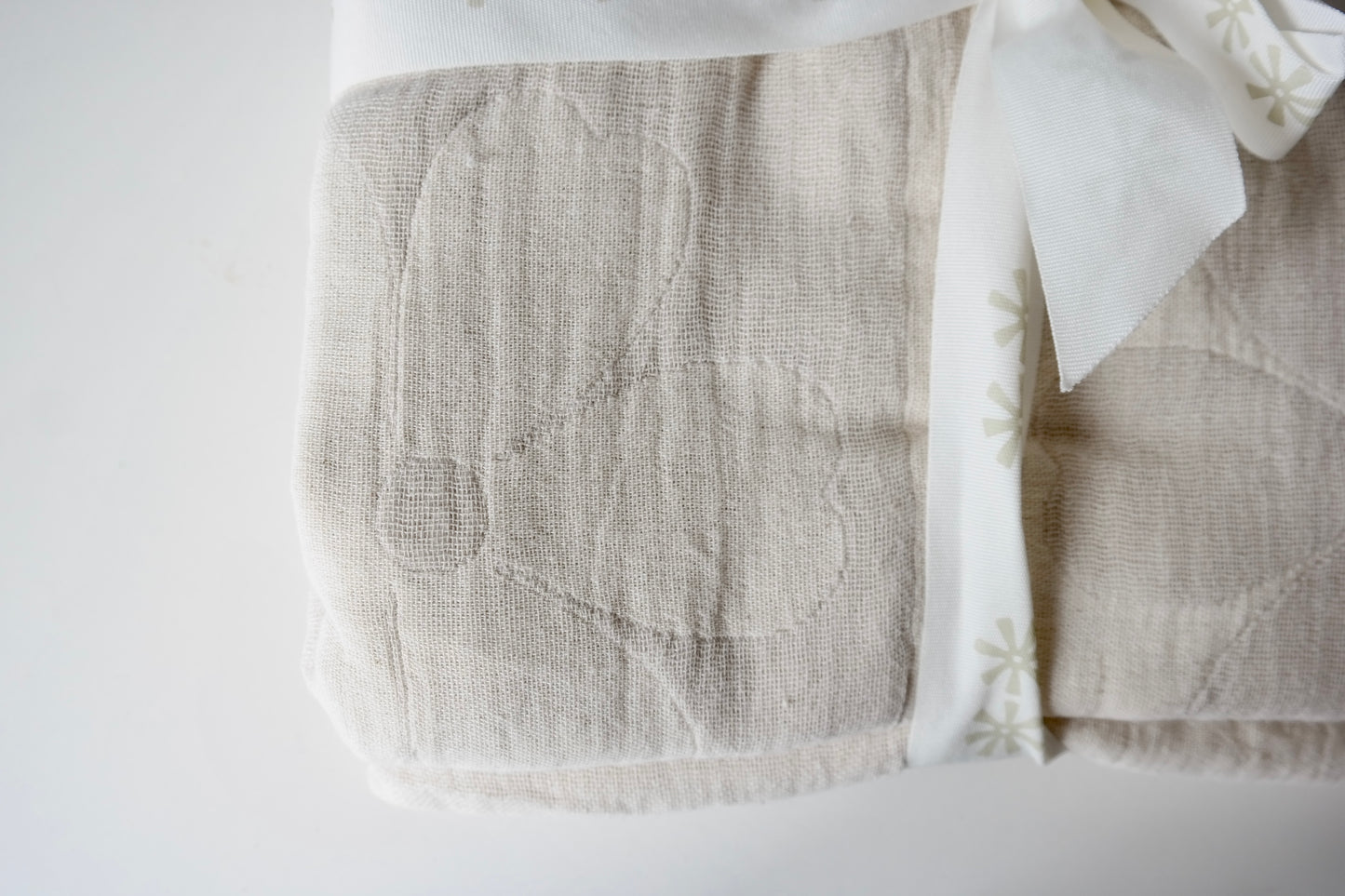 Daisy Cotton Throw Blanket
