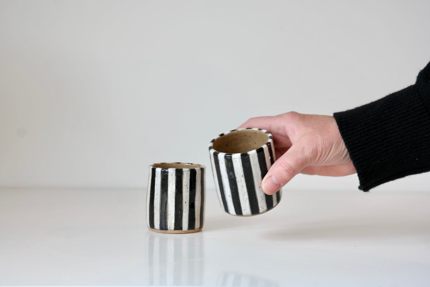 Striped Espresso Cup