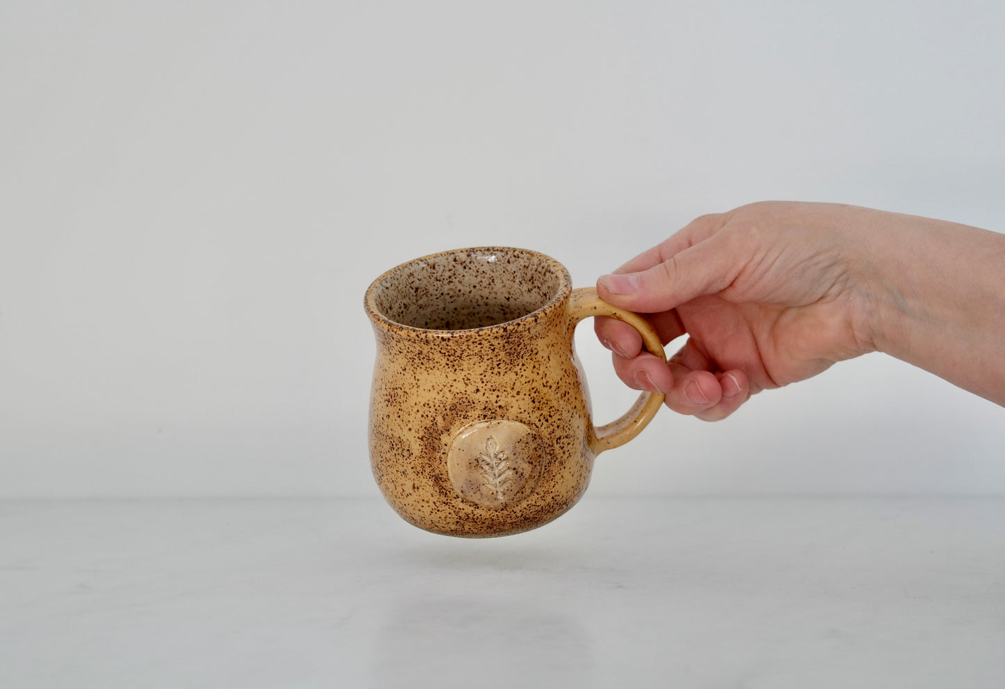 Fern Mug - Yellow