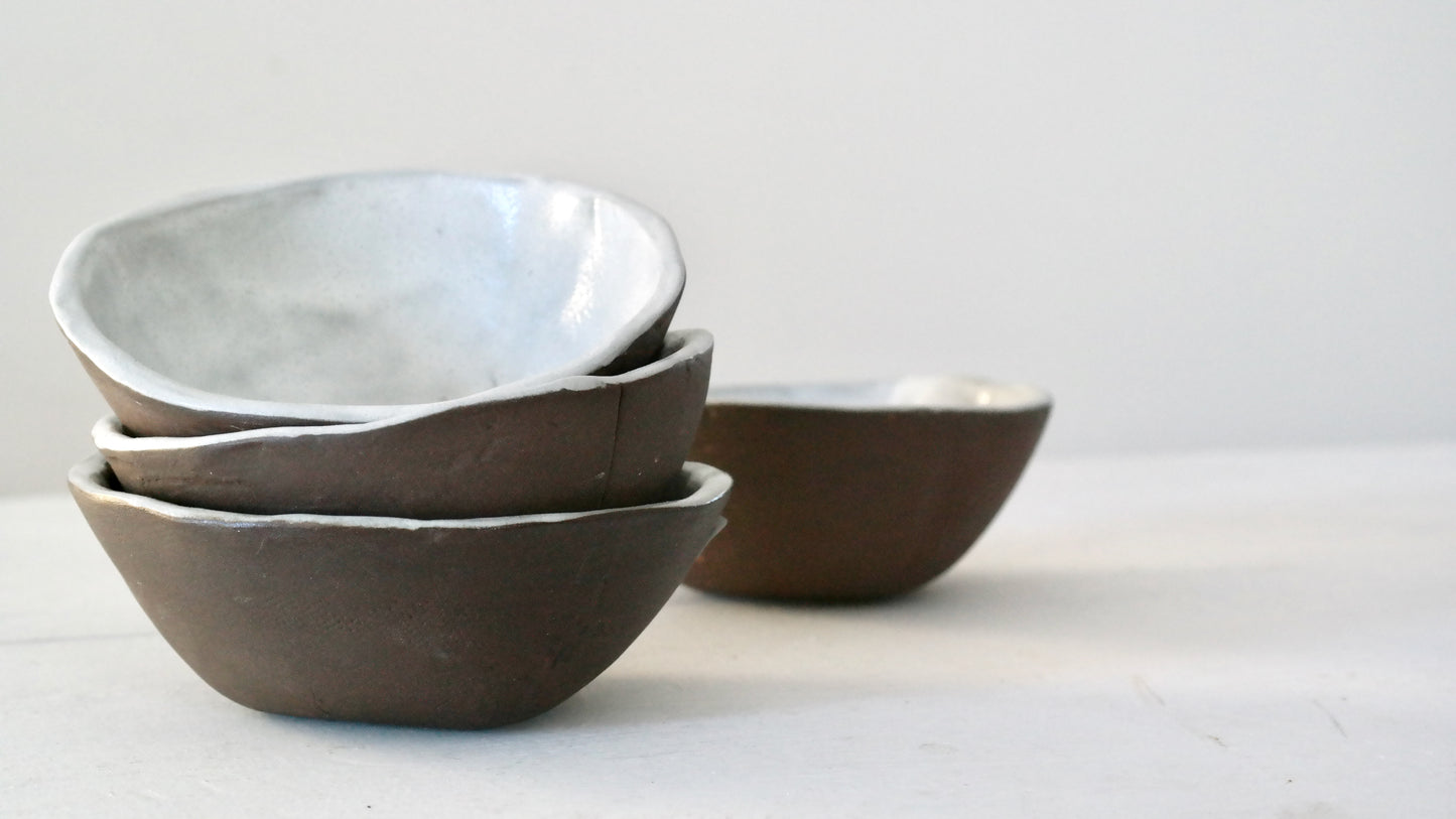Handbuilt Black Clay Dish