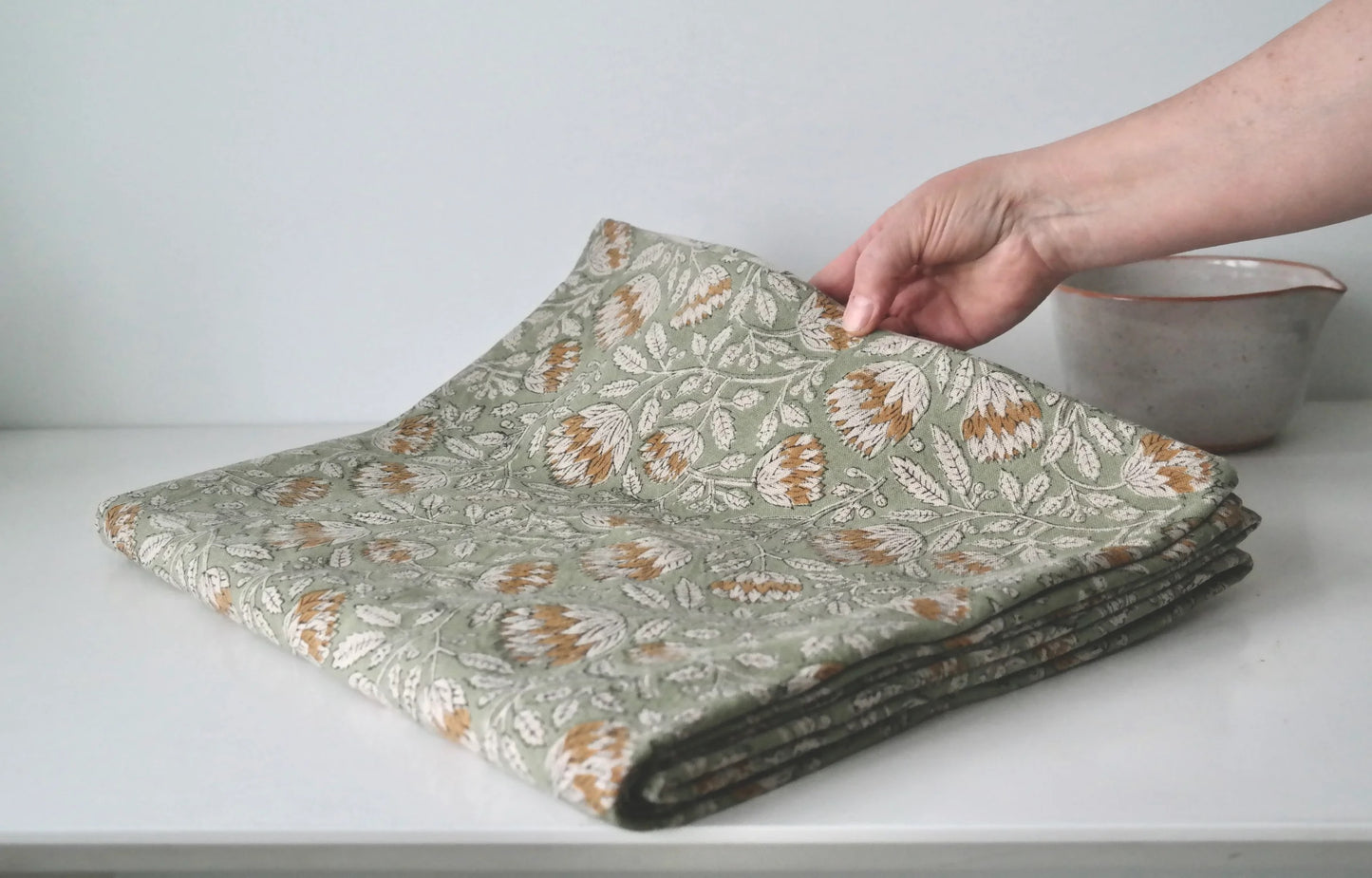 Varanasi Block Print Tablecloth