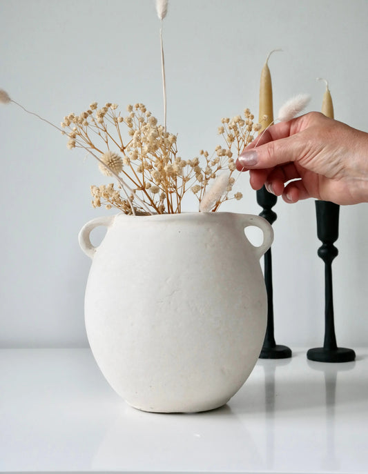 Solace Paper Mache Vase