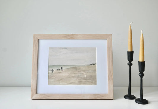 Framed Print - Vintage Nautical Landscape