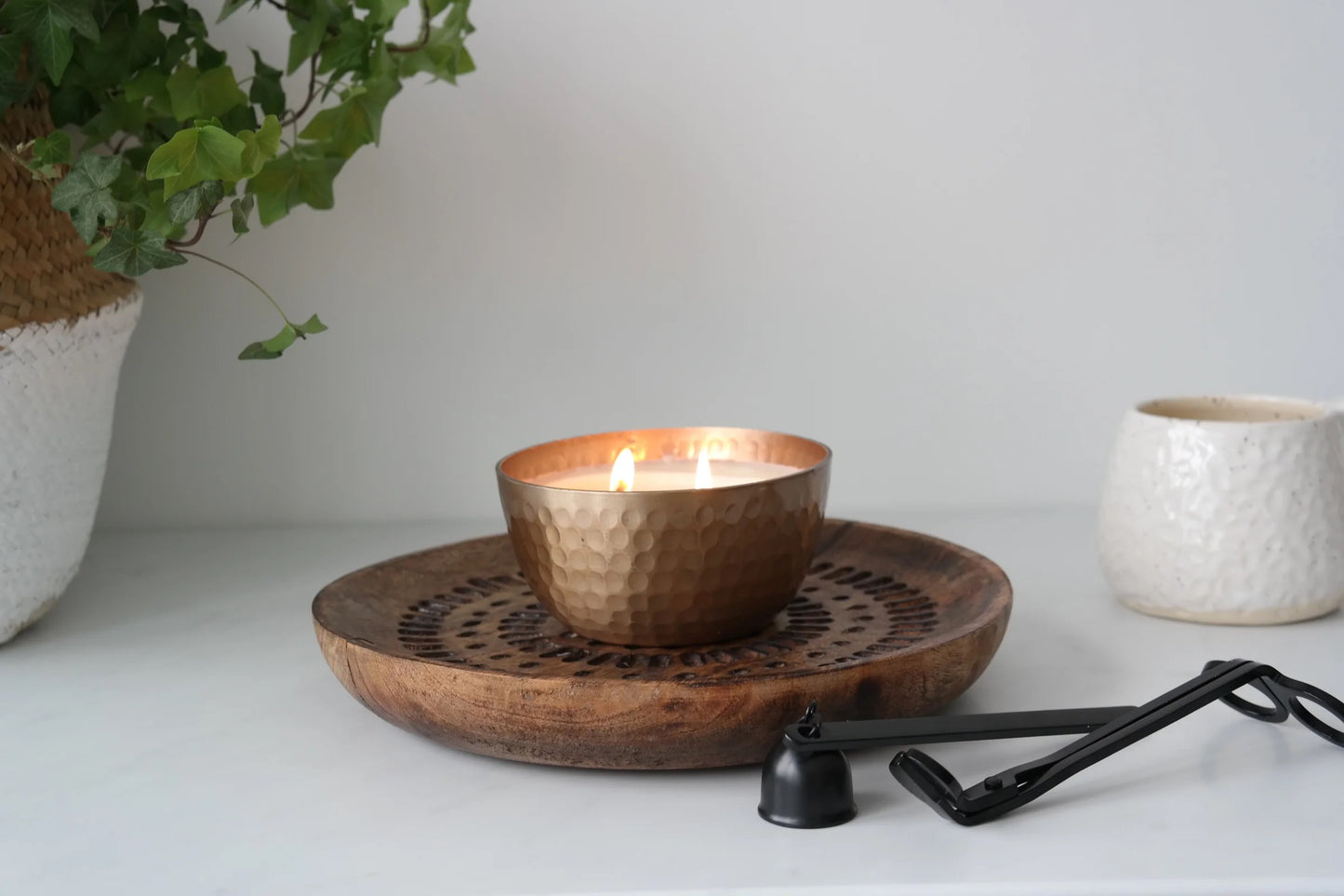 Carved Wood Plate