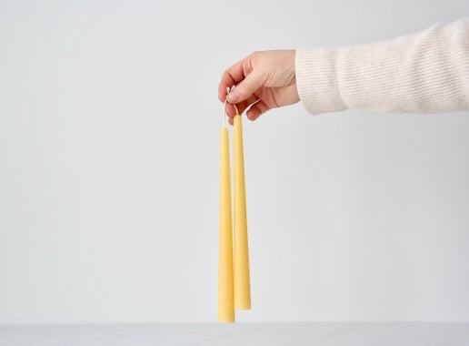 Beeglo Beeswax Tapers