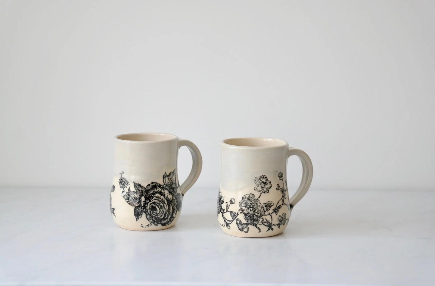 Floral Pottery Mug