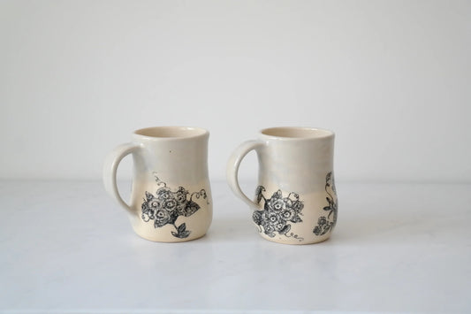 Floral Pottery Mug