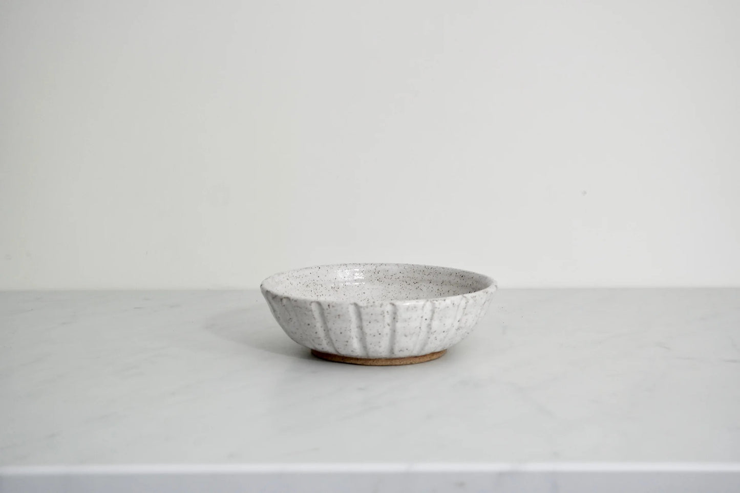 Carved Shallow Bowl