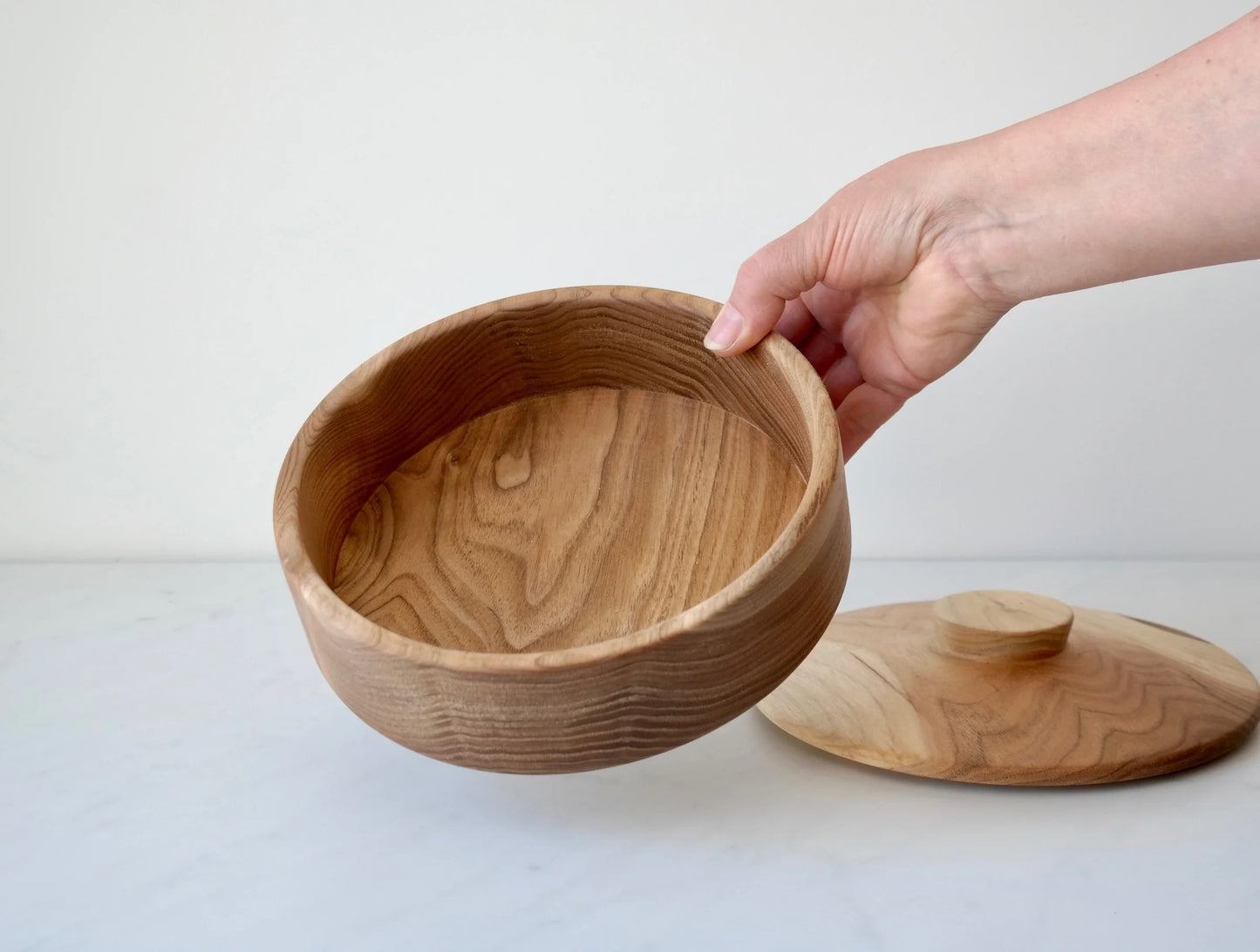 Carved Wooden Bowl
