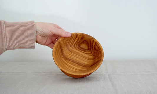 Turned Wooden Bowl - Butternut