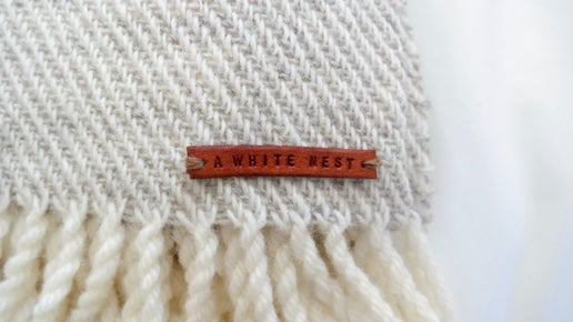 Handwoven Wool Throw - Sheeps Grey
