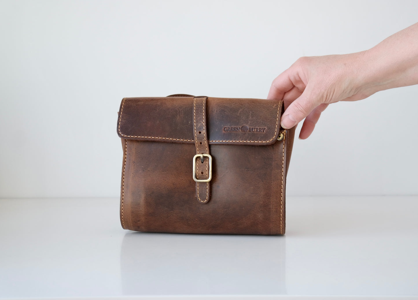 Greenburry Leather Bicycle Bag