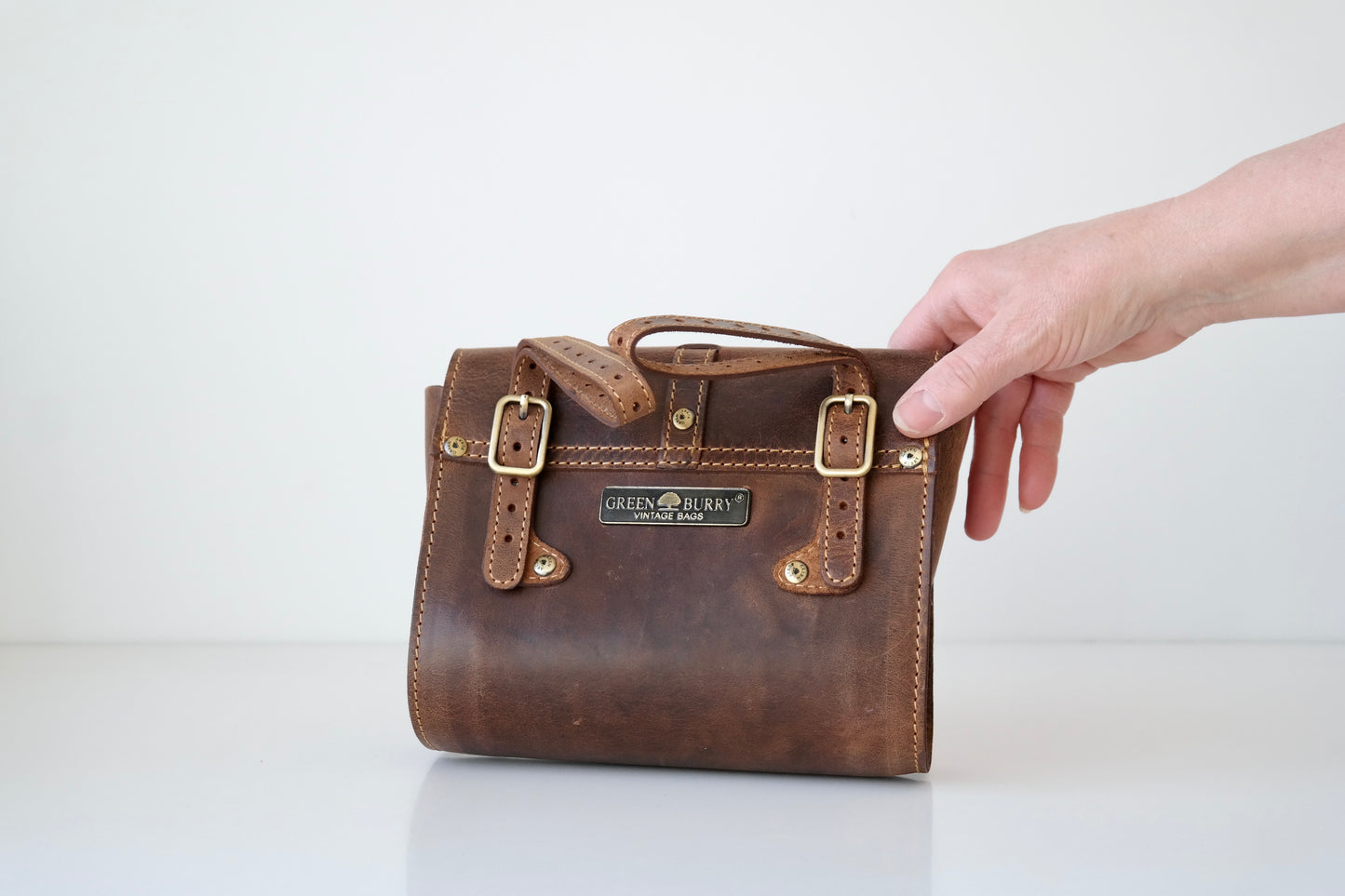 Greenburry Leather Bicycle Bag