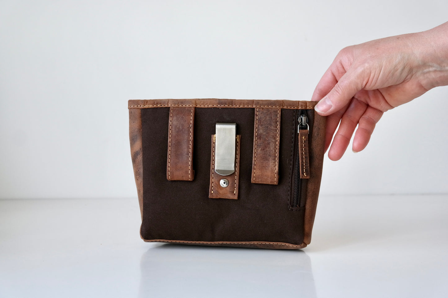Greenburry Leather Treat Bag