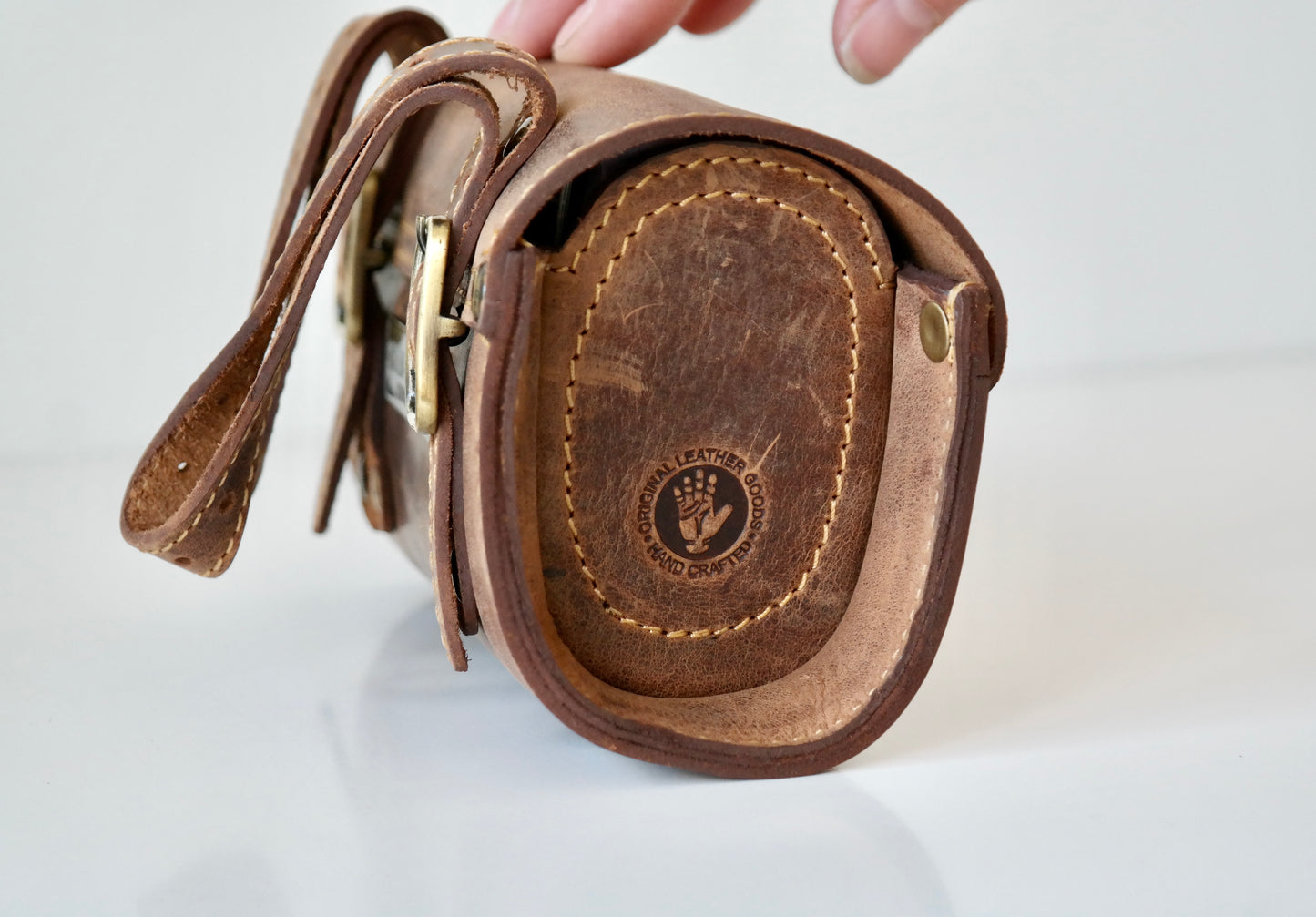 Greenburry Small Leather Bicycle Bag