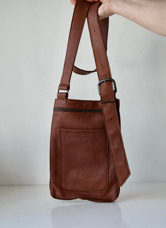 Hides in Hand Leather Satchel
