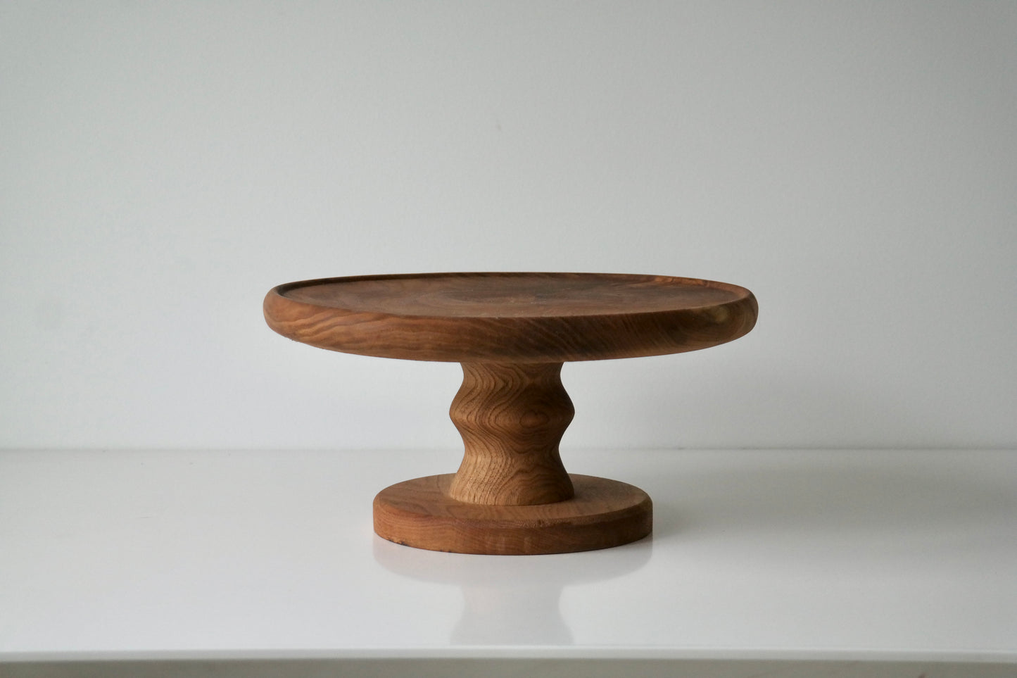 Hand-Turned Butternut Cake Stand