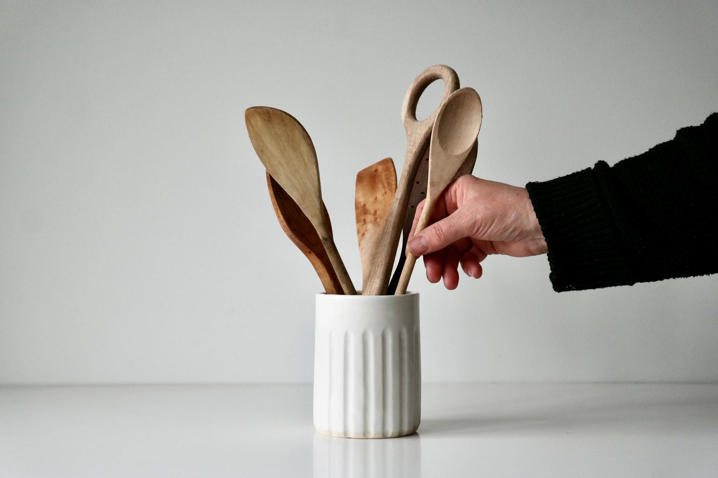 Handmade Ceramic Utensil Holder