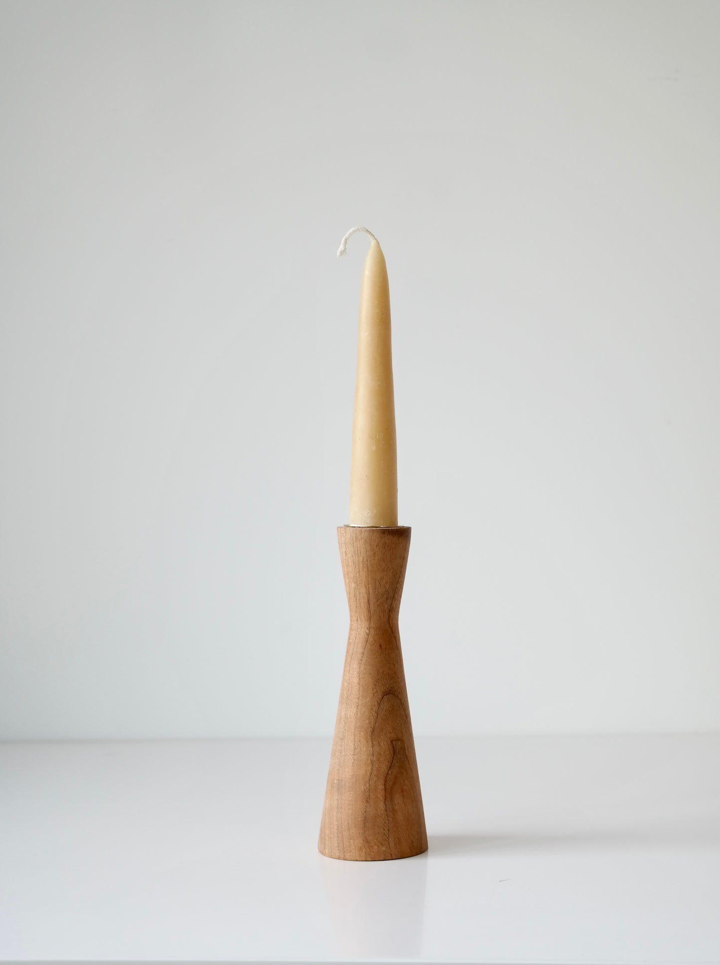 Hand-Turned Wooden Candle Holders