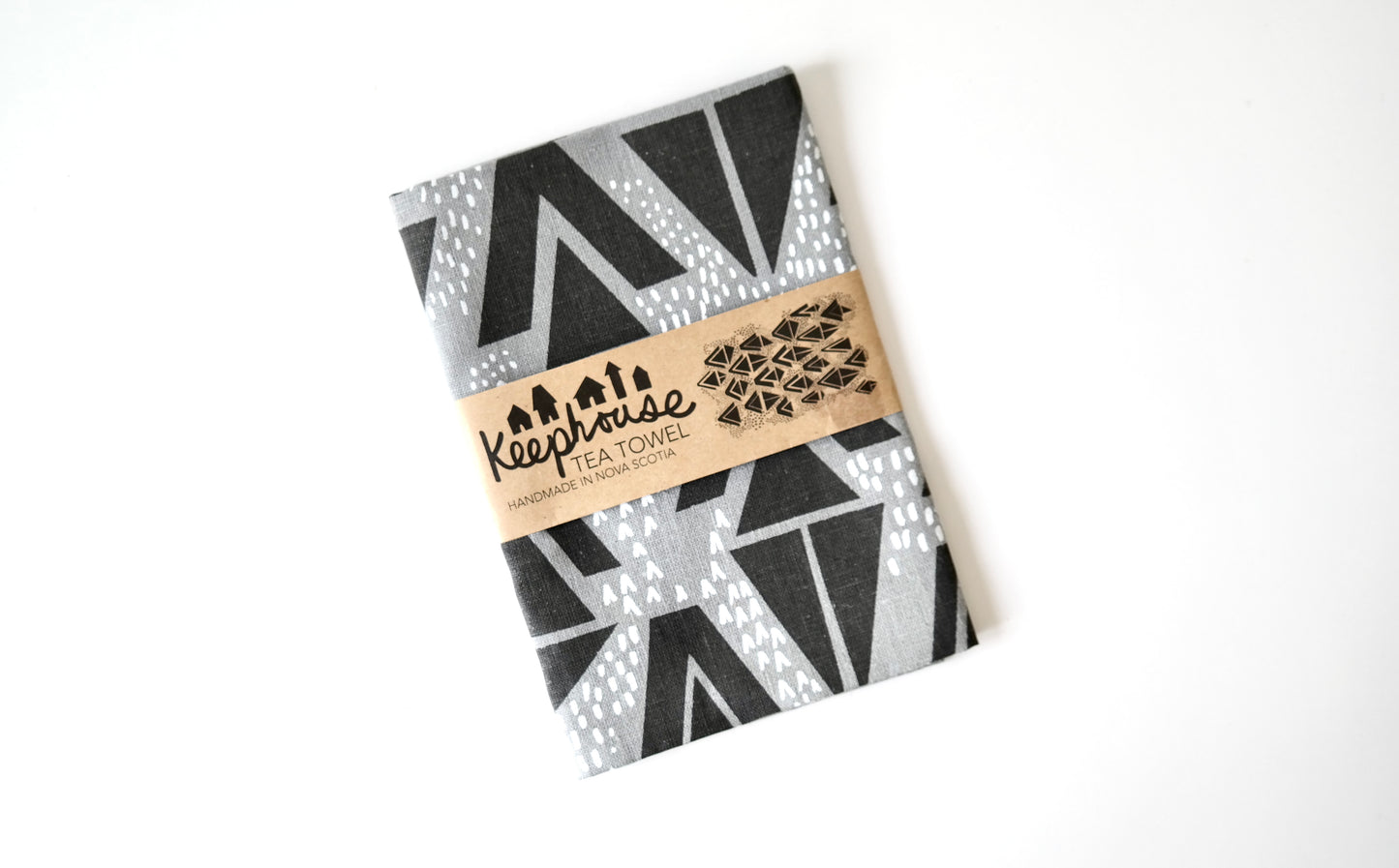 Keephouse Linen Tea Towel – Peak Print