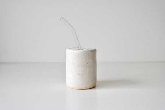 Speckled Tumbler with Wavy Sip Rim