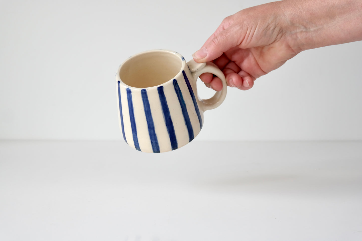 Cobalt Striped Mug