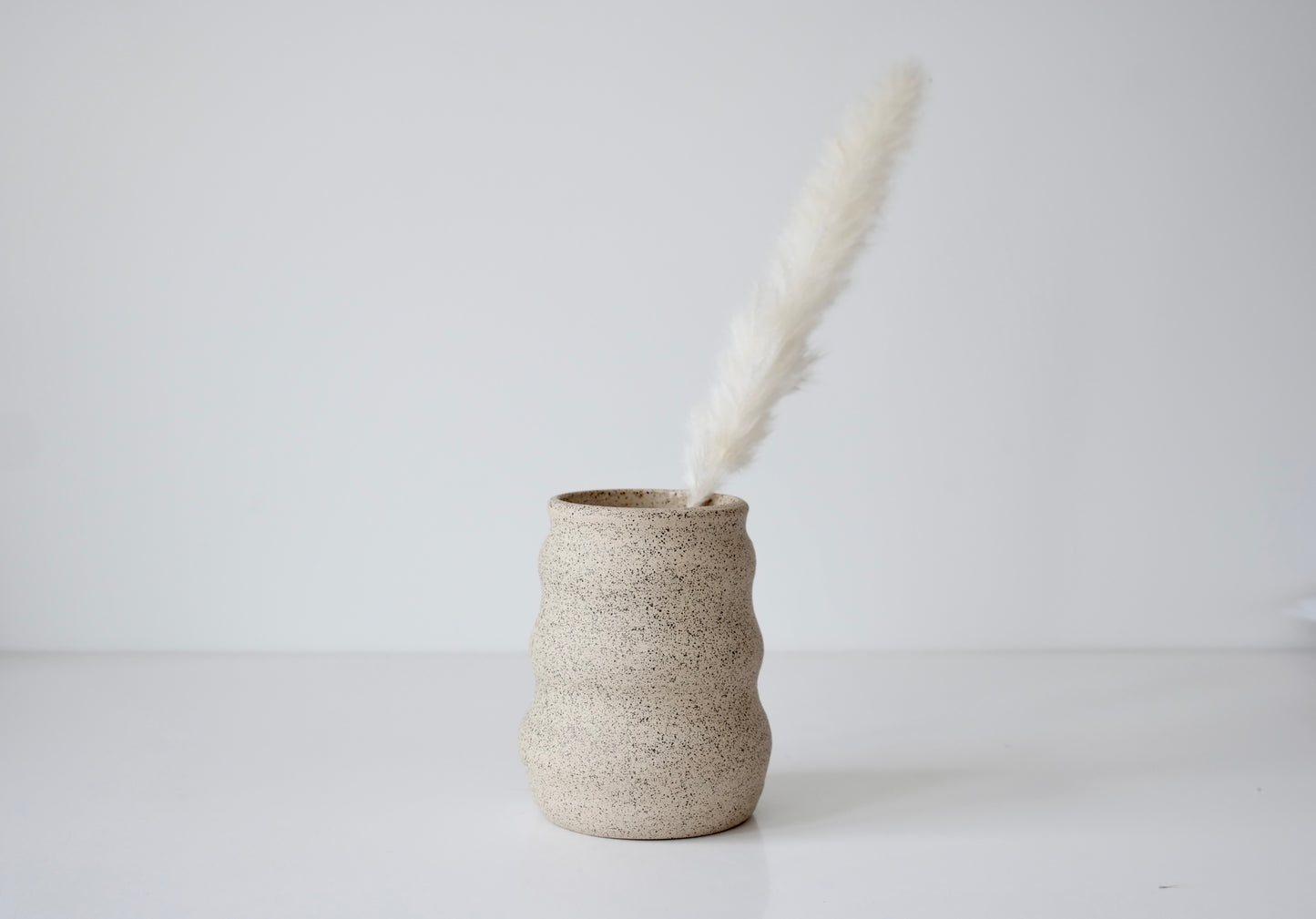 Wavy Stone Vase