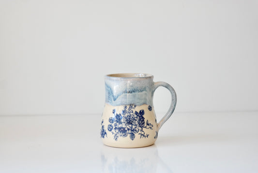 Ceramic Mug – Blue Florals