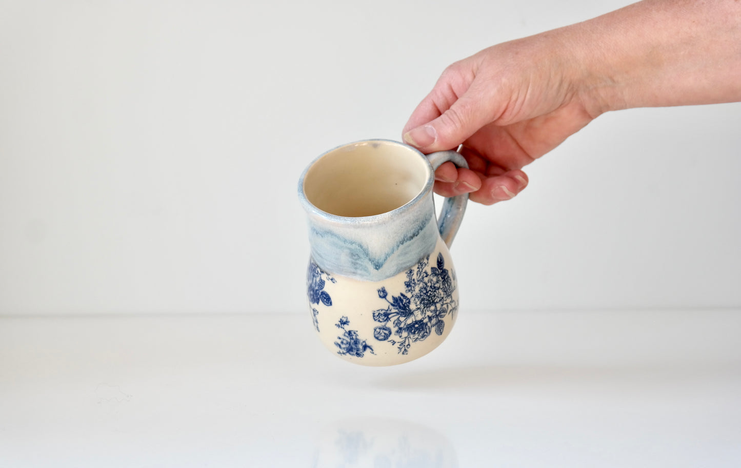 Ceramic Mug – Blue Florals