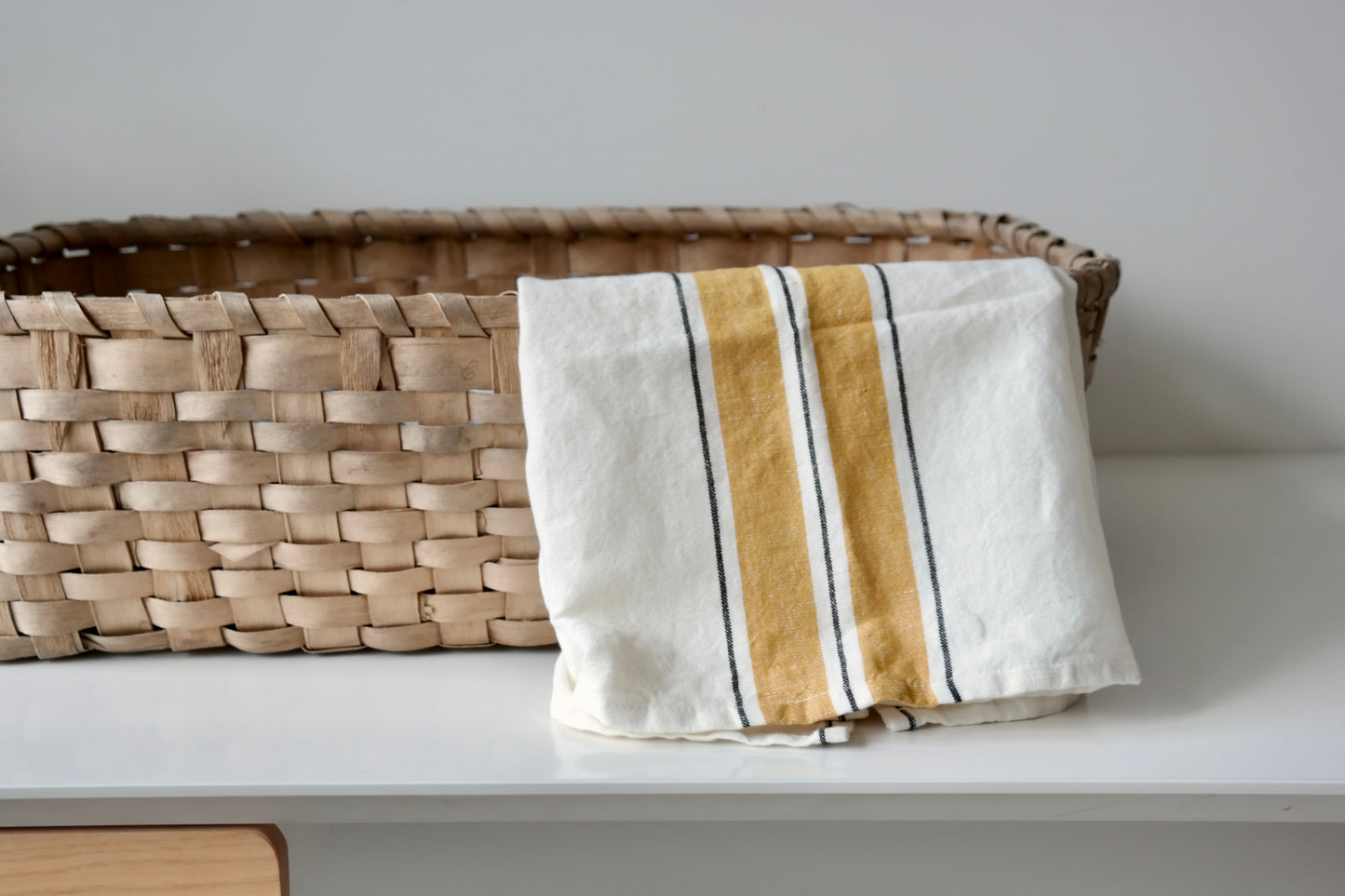 Golden Stripe Tea Towel Set