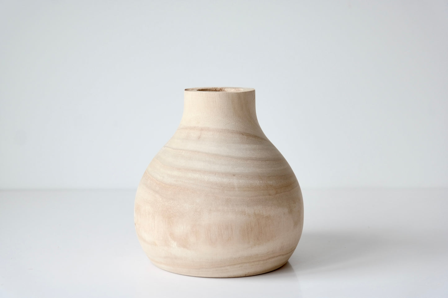 Natural Woodspun Vase