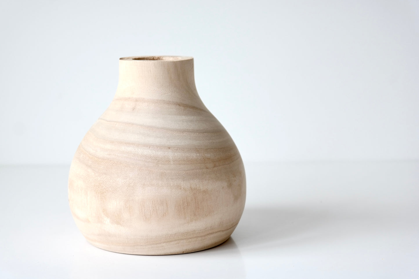 Natural Woodspun Vase