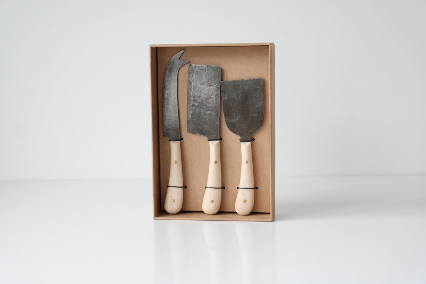 Hammered Cheese Knife Set