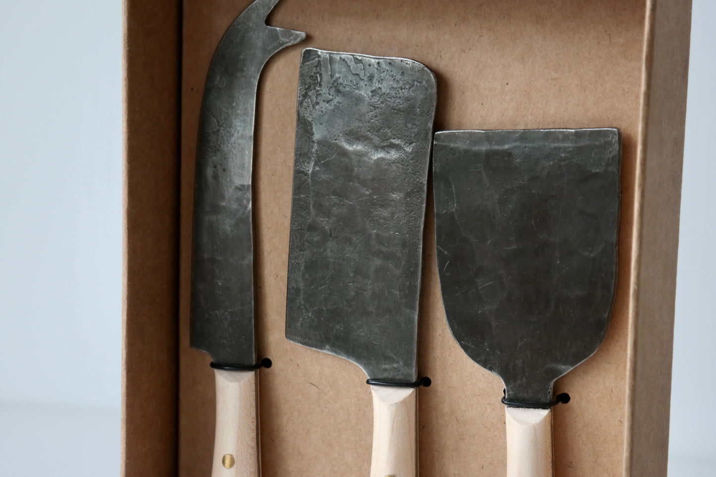Hammered Cheese Knife Set