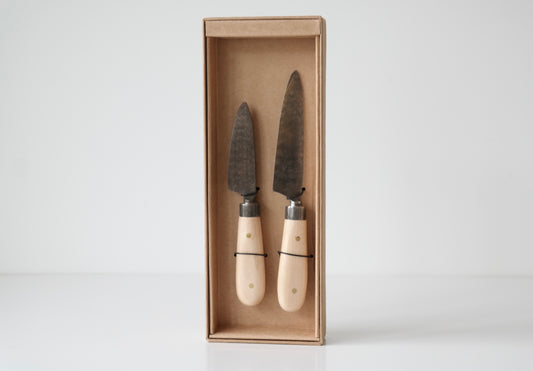 Hammered Serving Knife Set