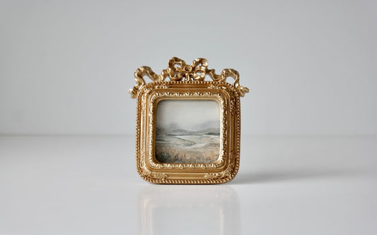 Petite Gold Frame with Original Landscape Painting