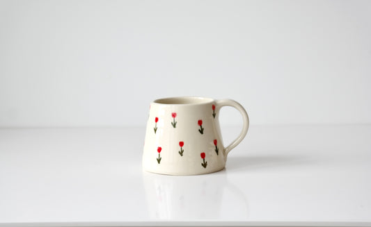 Red Tulip Mug