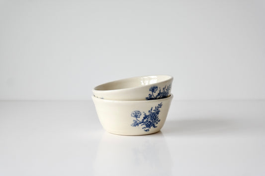 Blue Floral Bowl