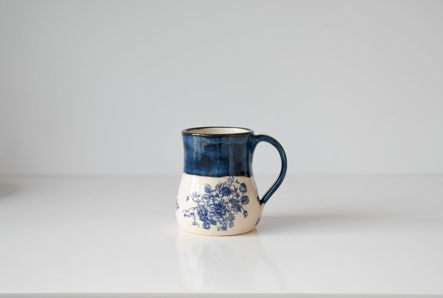 Ceramic Mug – Blue Florals