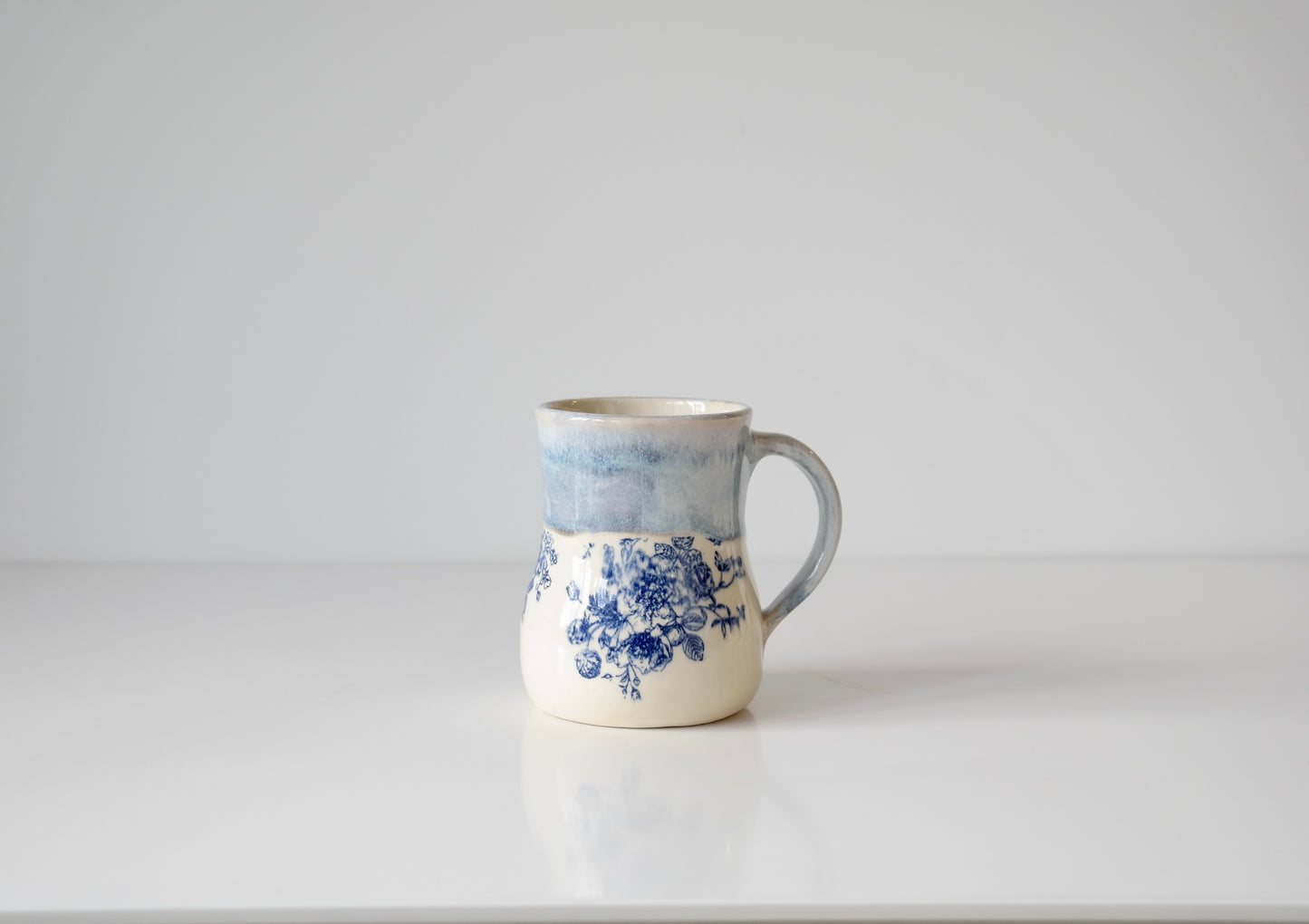 Blue Floral Mug