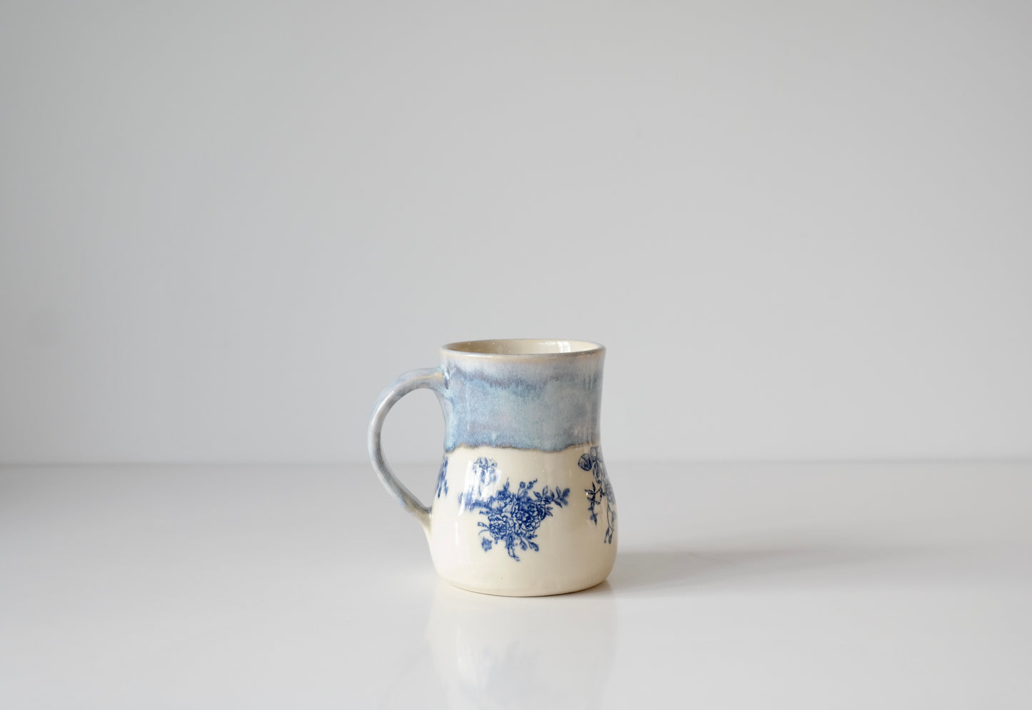 Blue Floral Mug