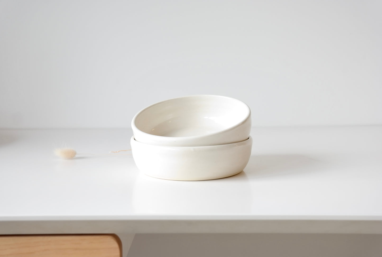 Ivory Stoneware Bowls